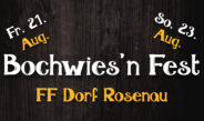 Einladung zum Dorf Rosenauer – Bochwies’n Fest 2026